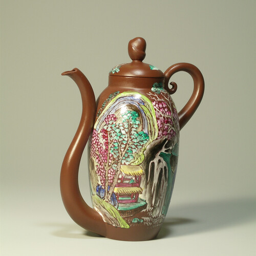 彩繪哥壺